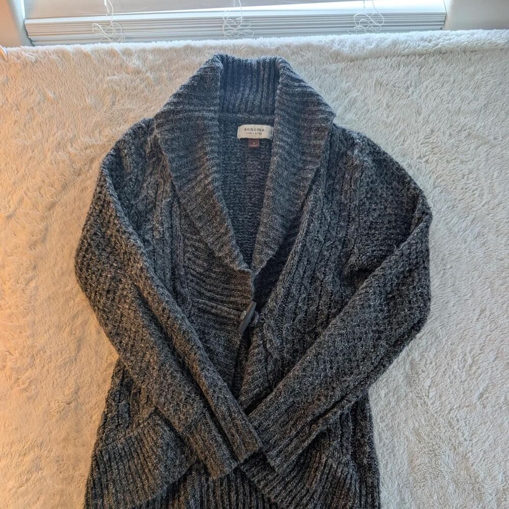 Sonoma-goods-for-life Women's Grey Cardigan